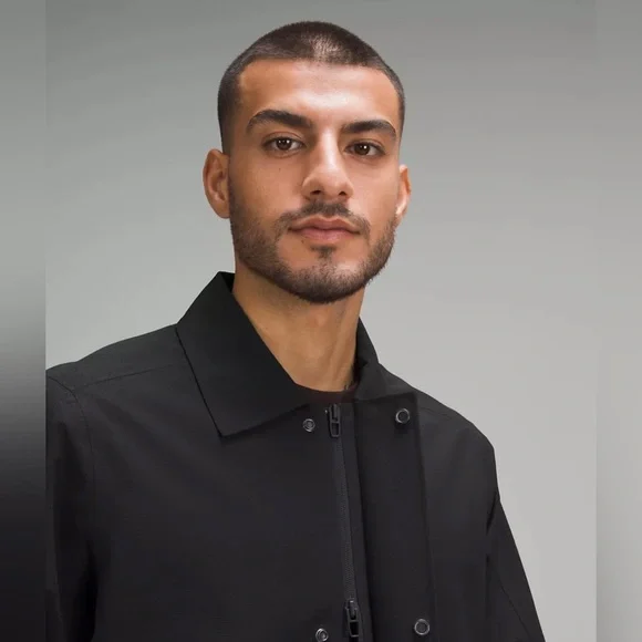 Lululemon New Venture Rain Coat men’s size small color black - Picture 2 of 9